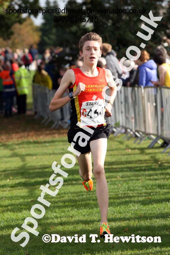 Mens under-17s Northern Cross Country Relays, Graves Park, Sheffield. Photo: David T. Hewitson/Sports for All Pics